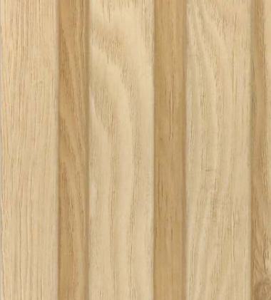 Brown Wooden Charcoal Louver Wood 9.5x0.41 Ft - Wl 3404