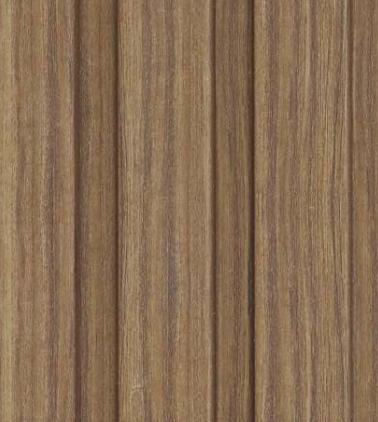 Brown Wooden Charcoal Louver Wood 9.5x0.41 Ft - Wl 3410