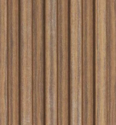 Brown Wooden Charcoal Louver Wood 9.5x0.41 Ft - Wl 3417