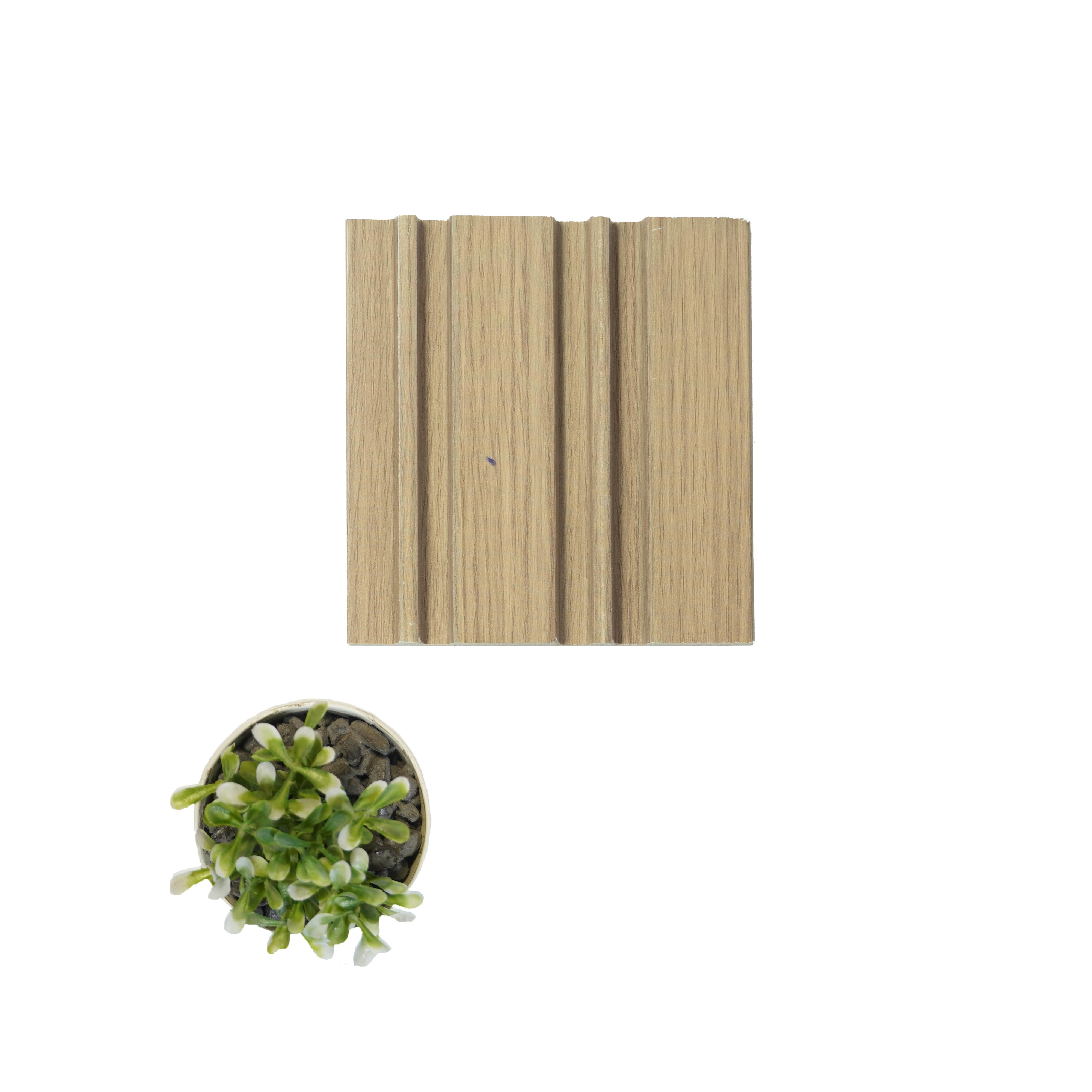 Brown Wooden Charcoal Louver Wood 9.5x0.41 Ft - Wl 3425