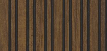 Brown Wooden Charcoal Louver Wood 9.5x0.5 Ft - Fl 3010