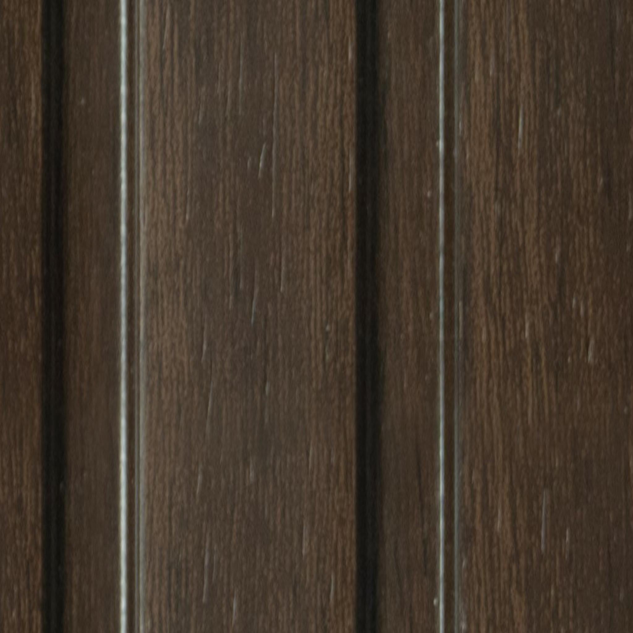 Wooden Effect Charcoal Louvers Wood Brown 8x0.39 Ft - Pn 00818