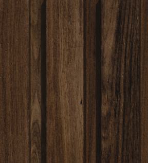 Wooden Effect Charcoal Louvers Wood Brown 8x0.39 Ft - Pn 00820