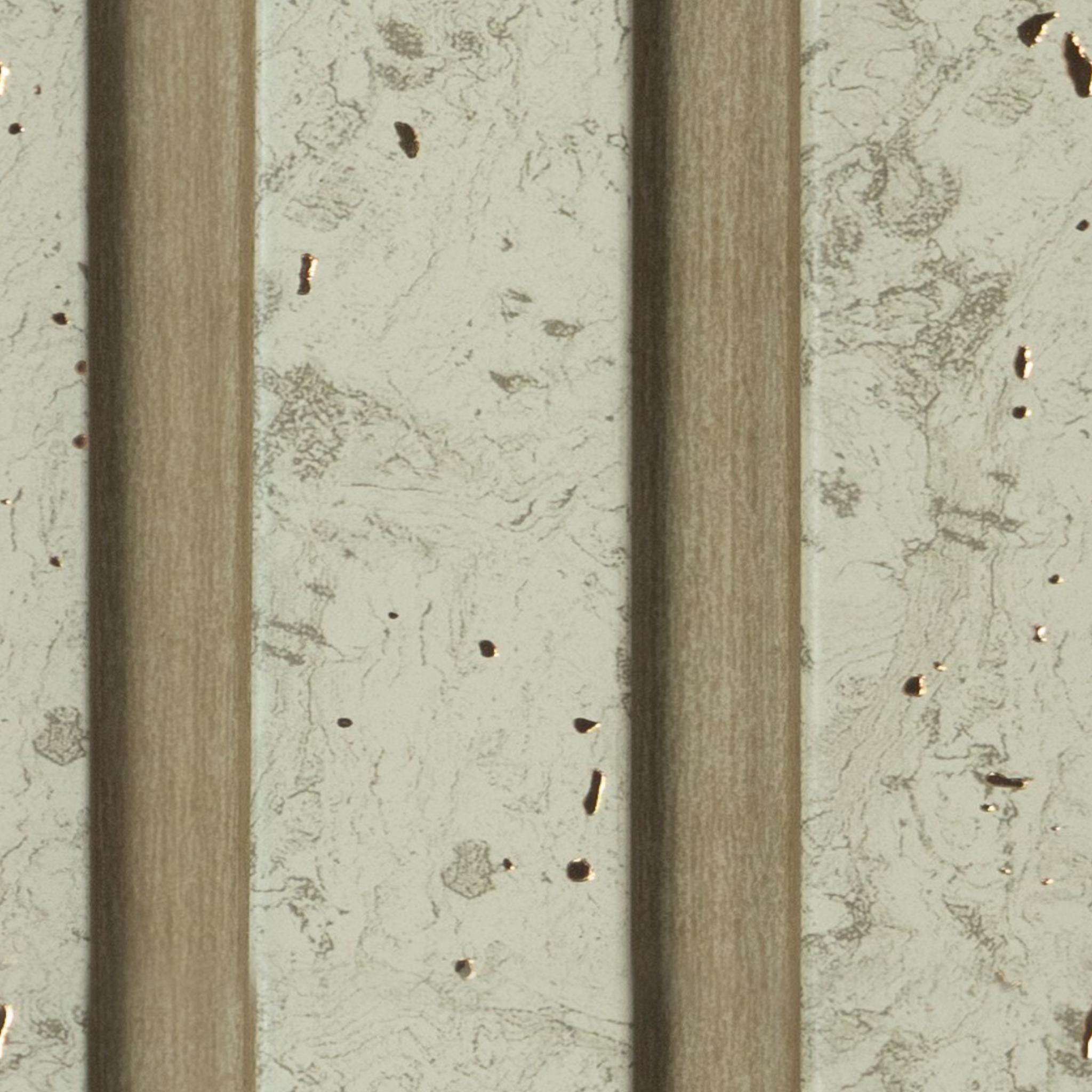 Wooden Effect Charcoal Louvers Wood Brown 8x0.39 Ft - Pn 00822