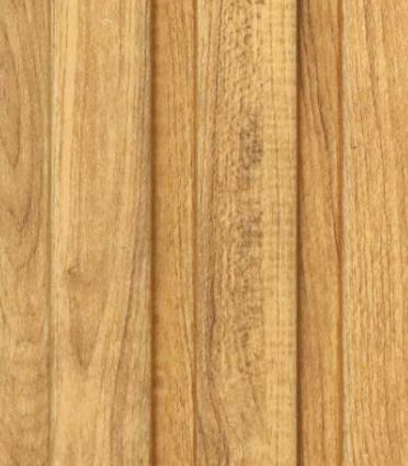 Wooden Effect Charcoal Louvers Wood Brown 9.5x0.41 Ft - Pn 00803