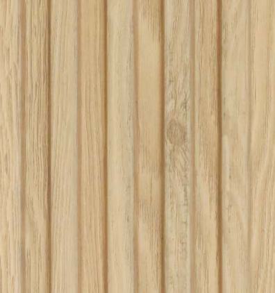 Wooden Effect Charcoal Louvers Wood Brown 9.5x0.41 Ft - Pn 00808