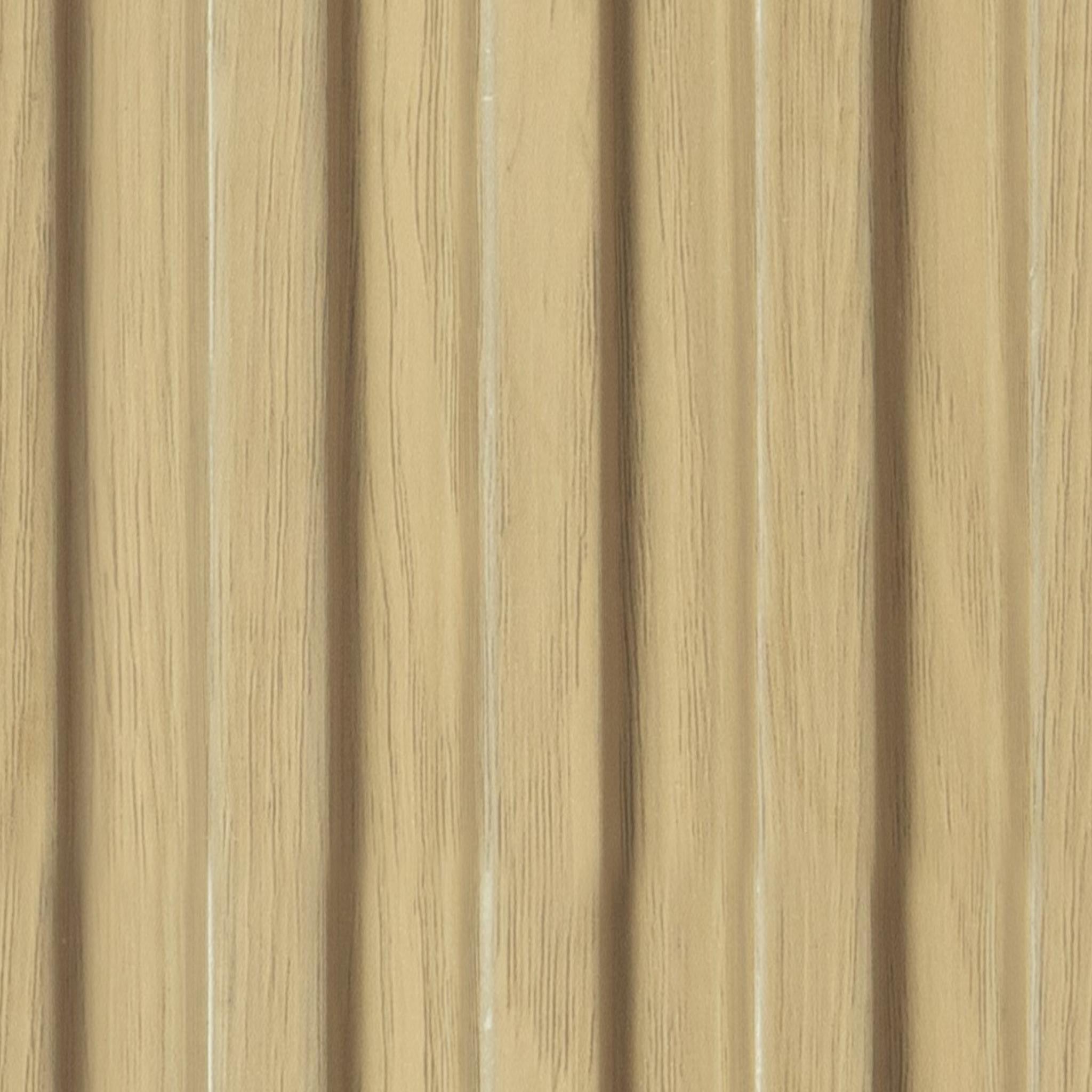 Wooden Effect Charcoal Louvers Wood Brown 9.5x0.41 Ft - Pn 00808