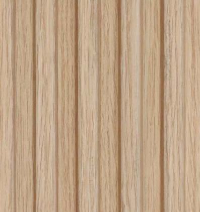 Brown wooden louvers with vertical wood grain texture and subtle sheen, showcasing a natural wood pattern and smooth finish.