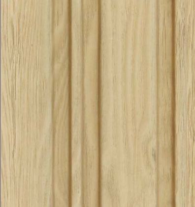 Premium Panel Wooden Effect Charcoal Louvers 9.5x0.41 ft wood Brown PN 00813