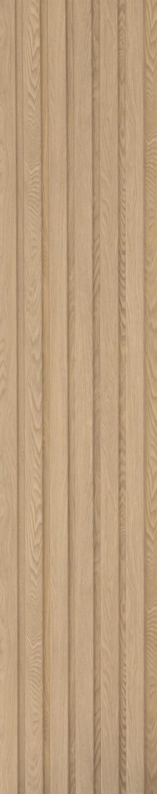 Brown Wooden Charcoal Louvers Panel Wood 8x0.83 Ft - Ed 81006