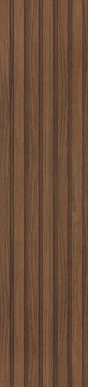 Brown wooden louvers with wood grain texture and vertical slats