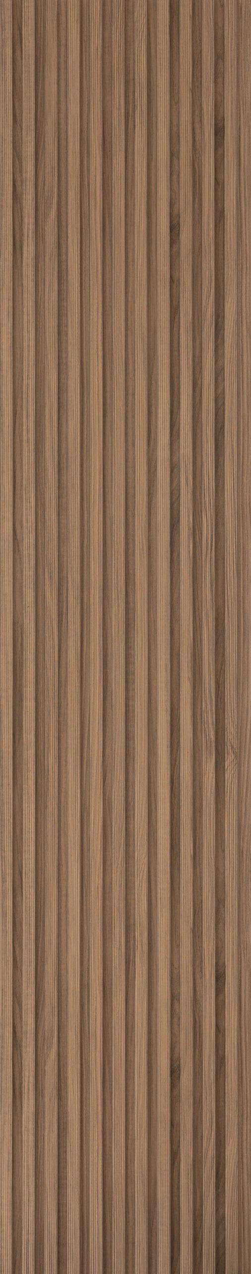 Brown Wooden Charcoal Louvers Wood 8x0.83 Ft - Ed 81009