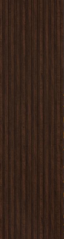 Brown Wooden Charcoal Louvers Wood 8x0.83 Ft - Ed 81011