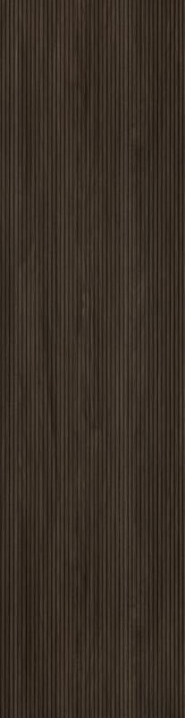 Brown Wooden Charcoal Louvers Wood 8x1 Ft - Ed11014
