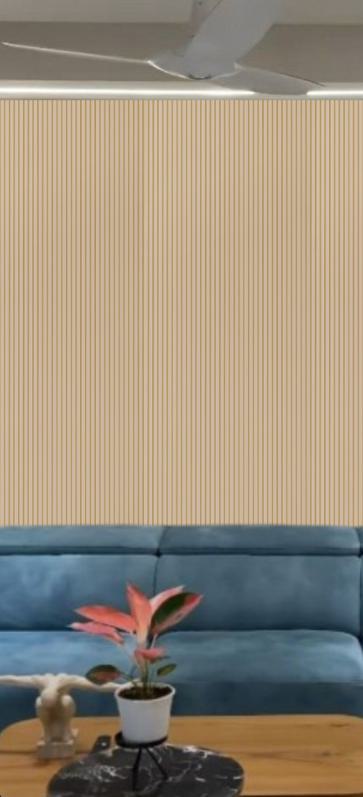 Brown Wooden Charcoal Louvers Wood 9.5x1 Ft - Ed13010