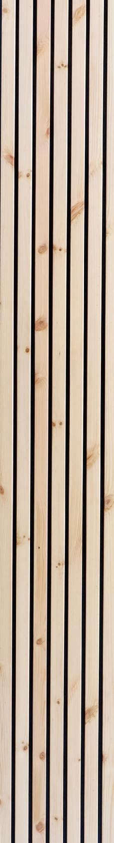 Brown Wooden Charcoal Louvers Wood 9x0.93 Ft - Wk01