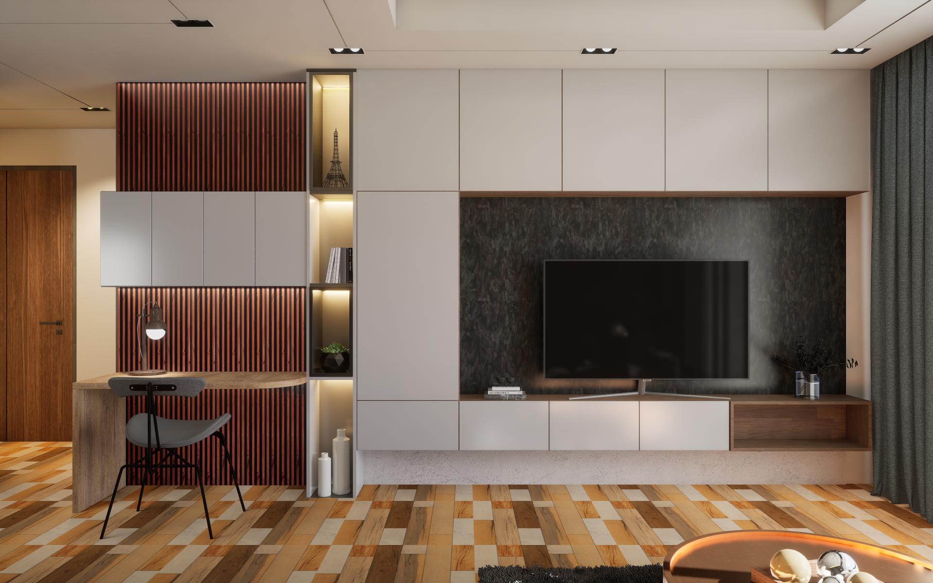 Premium Wood Panel Brown Wooden Look Charcoal Louvers/Panel 9x0.93 ft wood Brown WK03