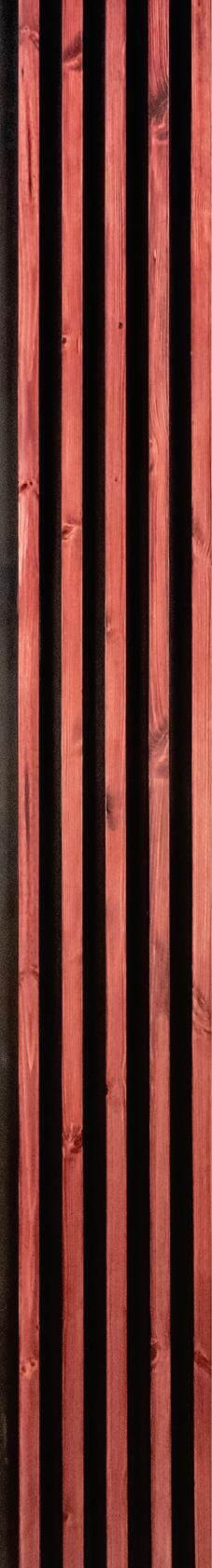 Premium Wood Panel Brown Wooden Look Charcoal Louvers/Panel 9x0.93 ft wood Brown WK03