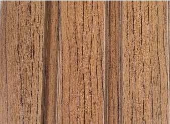 Wooden Louvers Panel Wood Brown 8x0.58 Ft - 971003