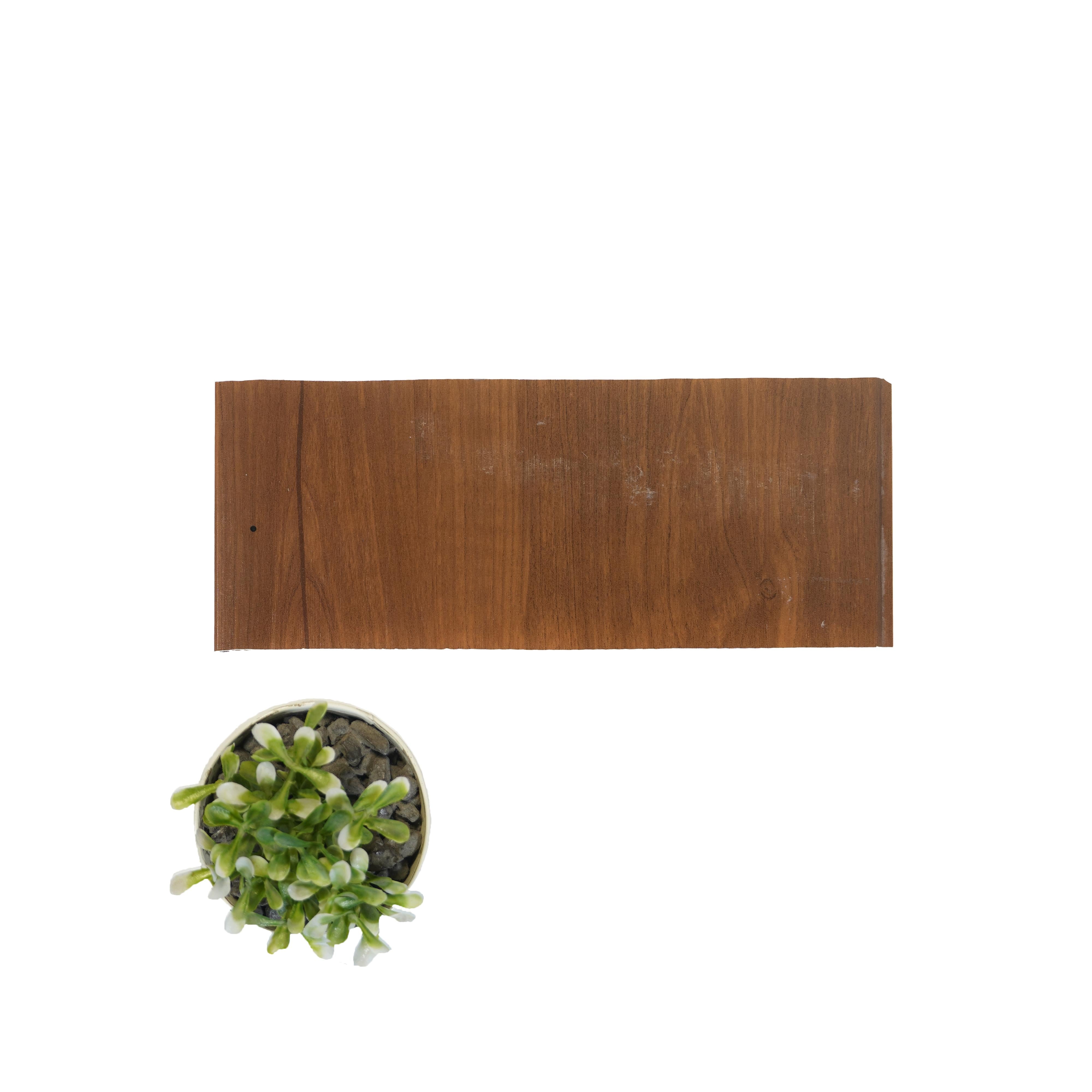 Decorative Wall Panel Wood Brown 10x0.83 Ft - Pn 00434