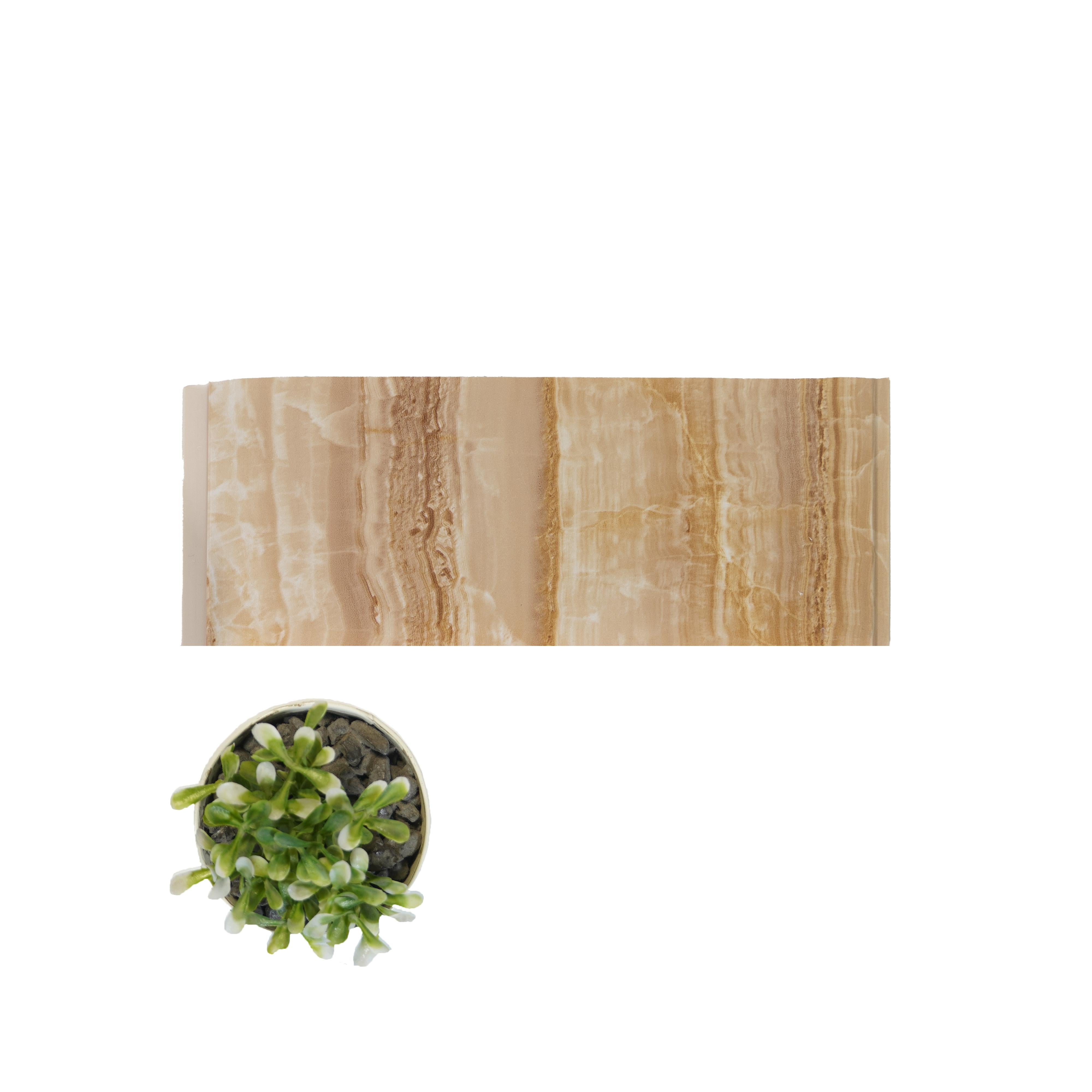 Decorative Wall Panel Wood Brown 10x0.83 Ft - Pn 00444