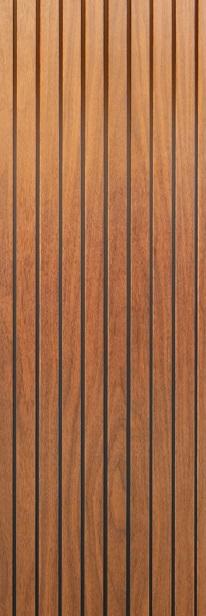Wooden Pvc Louver Wood Brown 10x1 Ft - Pn 02553