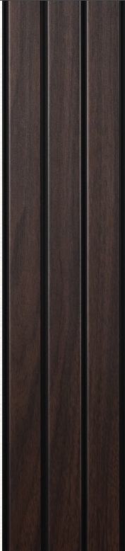 Wooden Pvc Louver Wood Brown 10x1 Ft - Pn 00384