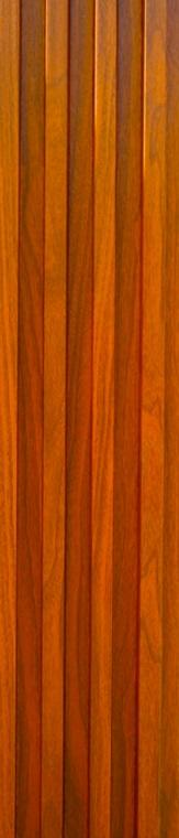 Wooden Wpc Louvers Panel Wood 9.5x0.5 Ft - Pn 02895