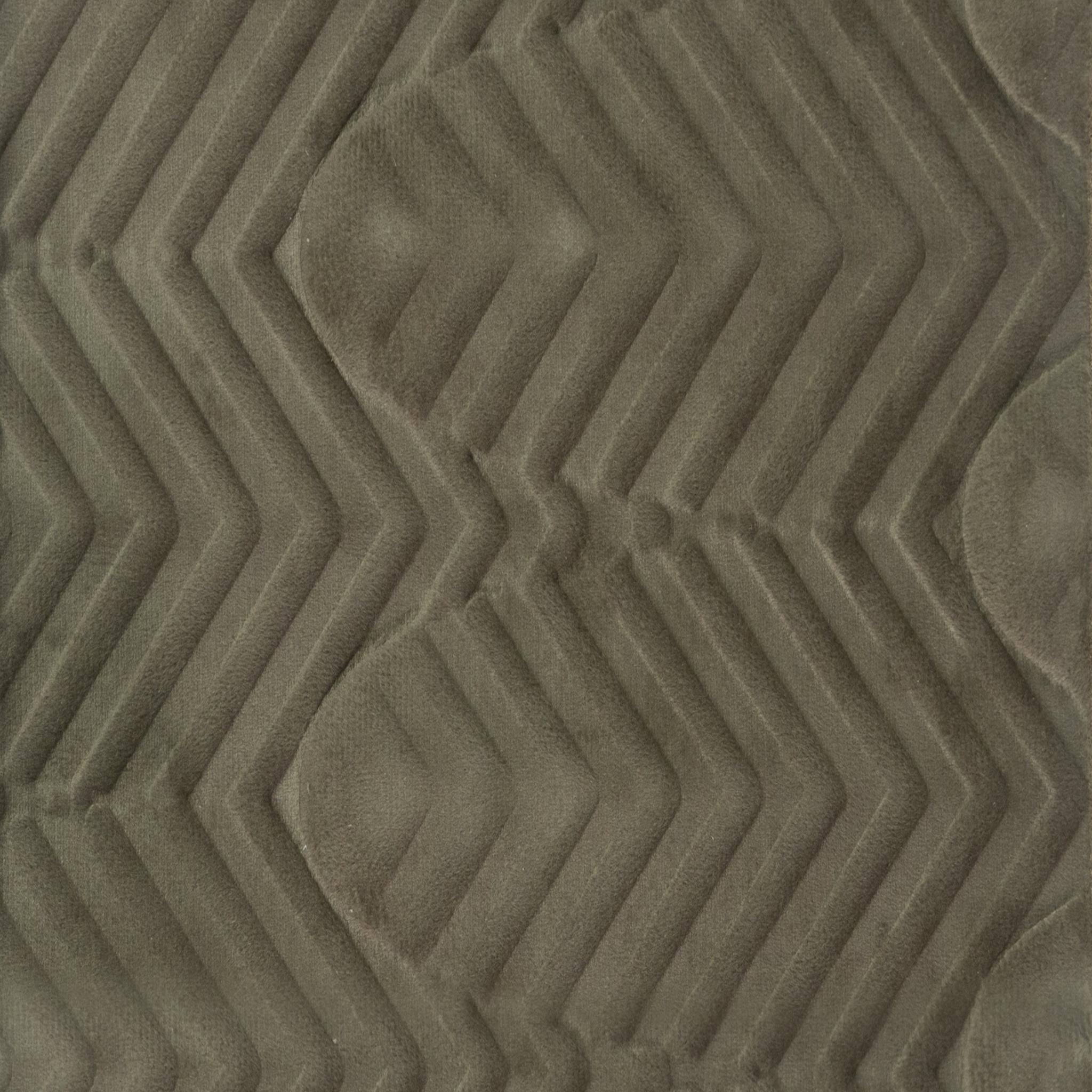 Cubine Velvet Finish Decorative Wall Panel Fabric Brown 8x2 Ft - Cn 07
