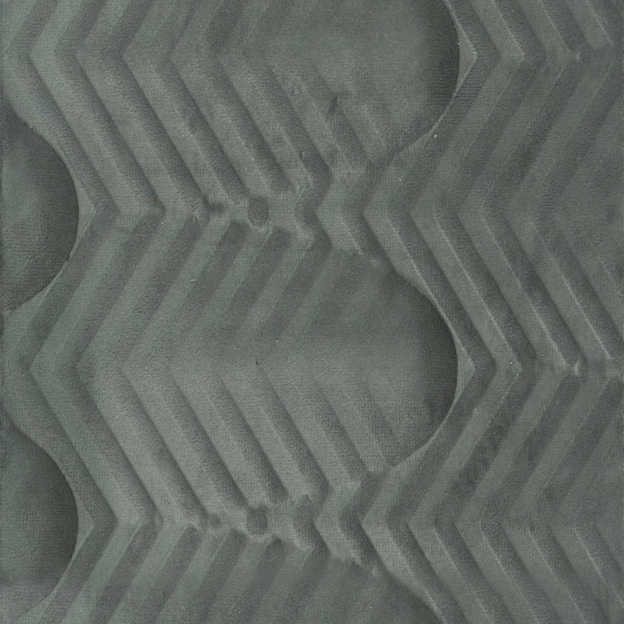 Trend Laminates Cubine Velvet Finish Decorative Wall Panel 8x2 ft fabric louvers Grey CN 08
