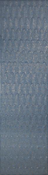 Trend Laminates Cubine Velvet Finish Decorative Wall Panel 8x2 ft fabric louvers Blue CN 09