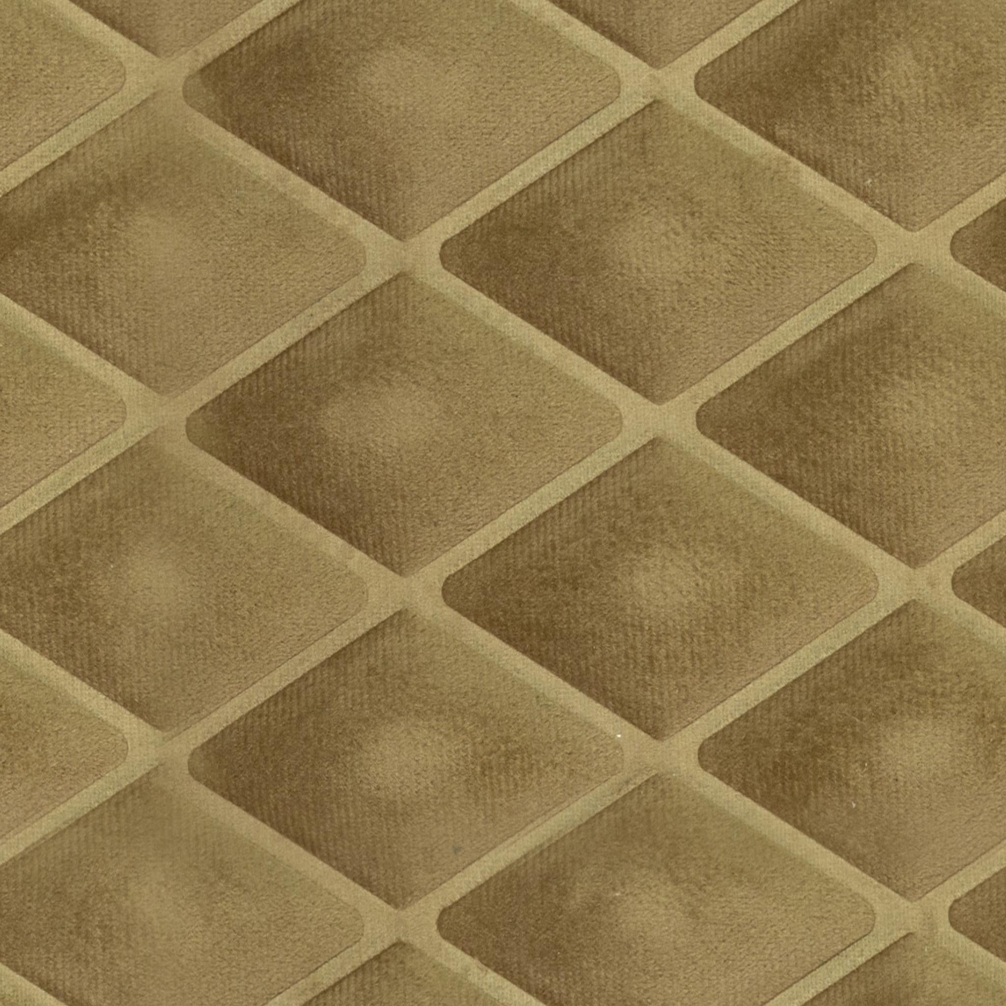 Trend Laminates Quilt Diamond Velvet Finish Decorative Wall Panel 8x2 ft fabric louvers Brown CN 16