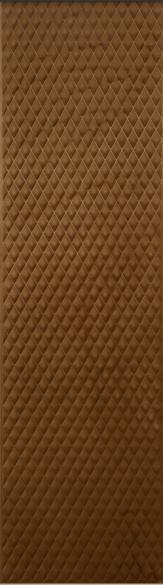 Trend Laminates Quilt Diamond Velvet Finish Decorative Wall Panel 8x2 ft fabric louvers Brown CN 16