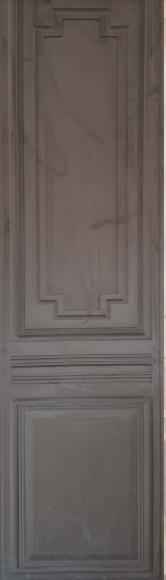 Modular Velvet Finish Decorative Wall Panel Fabric Grey 8x2 Ft - Cn 30