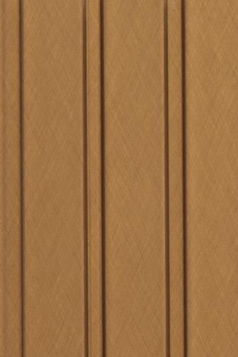 Interlock Charcoal Louvers Designer Caramel Brown 9.5x0.39 Ft - Pn 02718 K