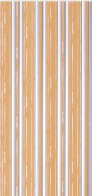 Charcoal Abstract Louvers Panel Designer Yellow 9x0.4 Ft - 7703