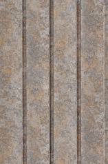 Charcoal Abstract Louvers Panel Marble & Stone Beige 9x0.42 Ft - 7402