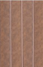 Charcoal Fabric 12 Mm Louvers Panel Brown 9x0.55 Ft - 8101
