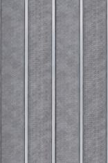 Charcoal Fabric 12 Mm Louvers Panel Grey 9x0.55 Ft - 8103