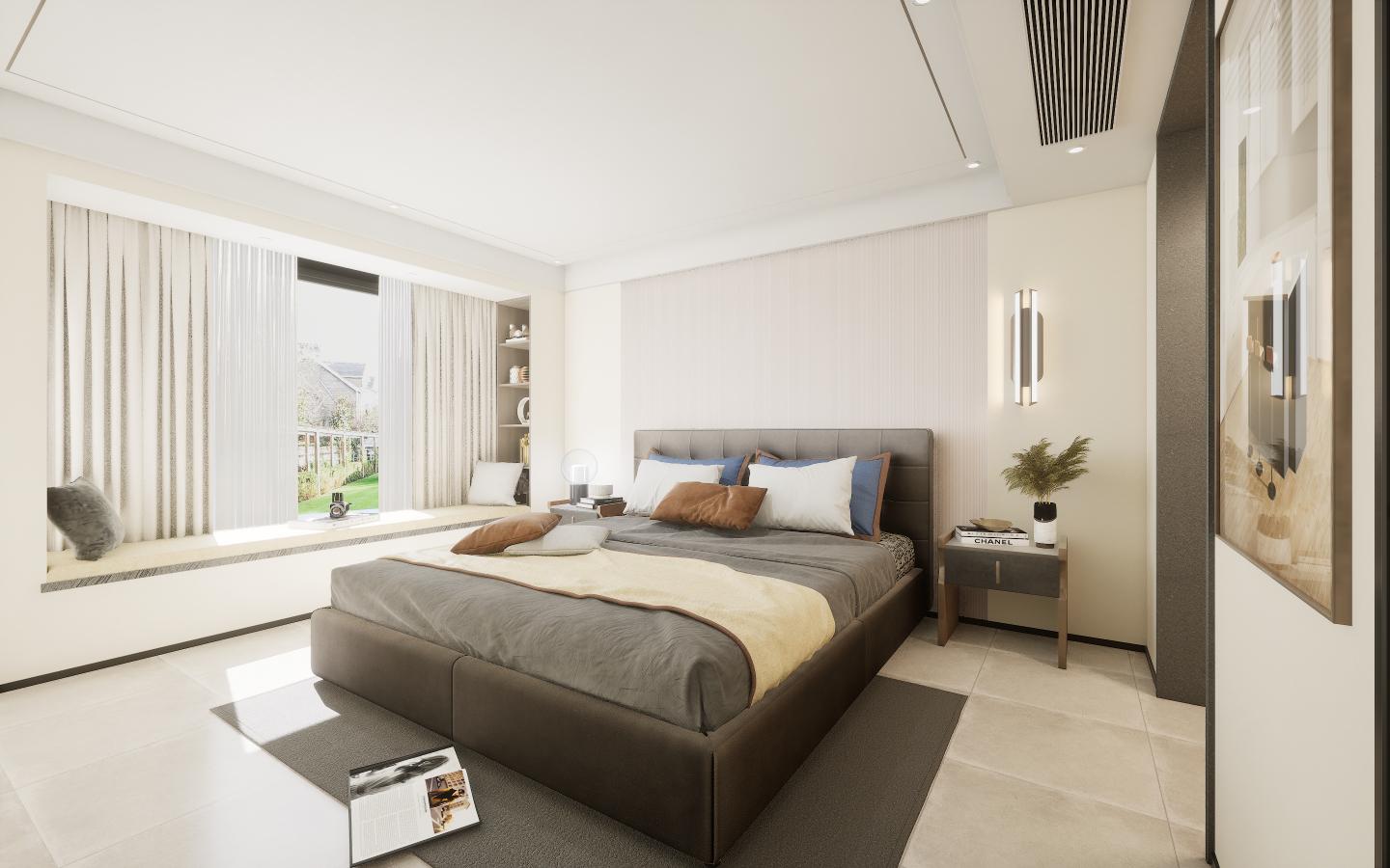 Charcoal Solids 12 Mm Louvers Panel Plain Colors Pruple 9x0.42 Ft - 17301