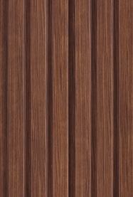 Charcoal Wooden 12 Mm Louvers Panel Wood Brown 9x0.4 Ft - 6201