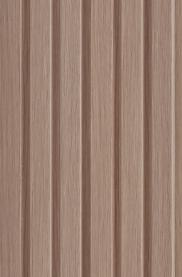 Charcoal Wooden 12 Mm Louvers Panel Wood Beige 9x0.4 Ft - 6202