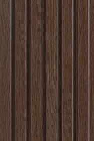 Charcoal Wooden 12 Mm Louvers Panel Wood Brown 9x0.4 Ft - 6203