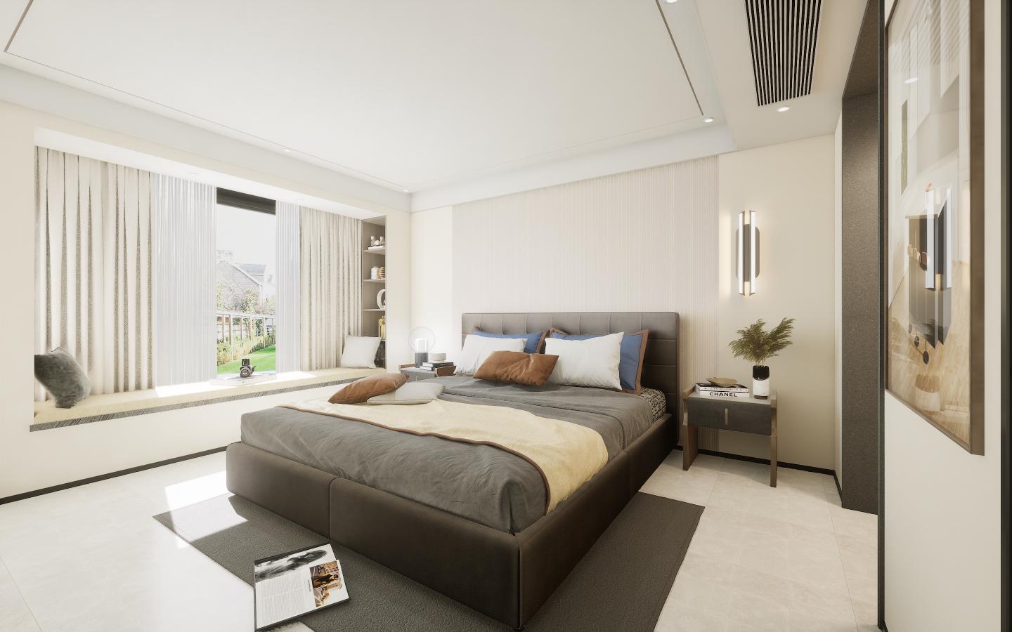 Charcoal Wooden 12 Mm Louvers Panel Plain Colors Pruple 9x0.42 Ft - 7904