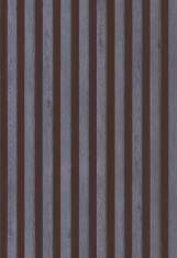 Charcoal Wooden 12 Mm Louvers Panel Wood Multi Colour 9x0.51 Ft - 8202