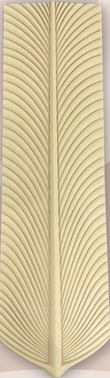 Pu Stone Panel Designer Louvers Citrus Orange 3x0.65 Ft - Pn 03114 D