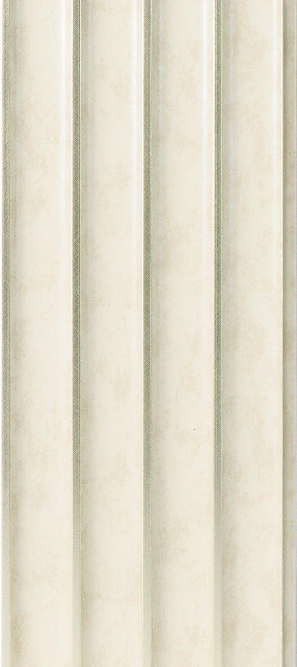 Plain Solids Charcoal Louvers Panel Colors Cream 8x0.41 Ft - Pn 05299 ...