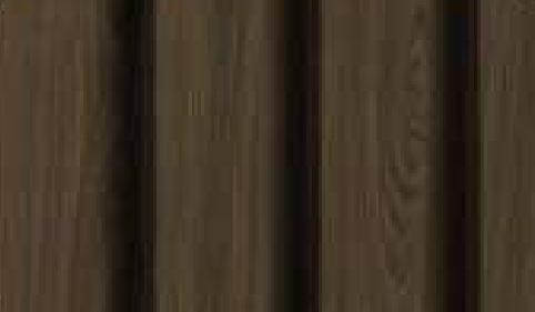 Pare Panels Wave Design Interior & Exterior Wall & Ceiling Panel 10x0.88 ft wood louvers Brown Danish_Teak