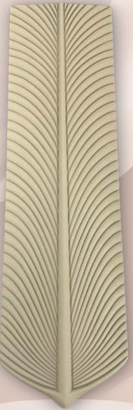 Dark Beige Buff Pu Stone Panel Designer Louvers 3x0.65 Ft - Pn 03114 F
