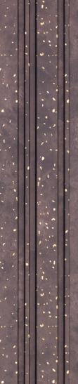 Estella Decor 8 Ft X 4.72 Inch Charcoal Louvers Wood Brown 8x0.39 - Ed 1231